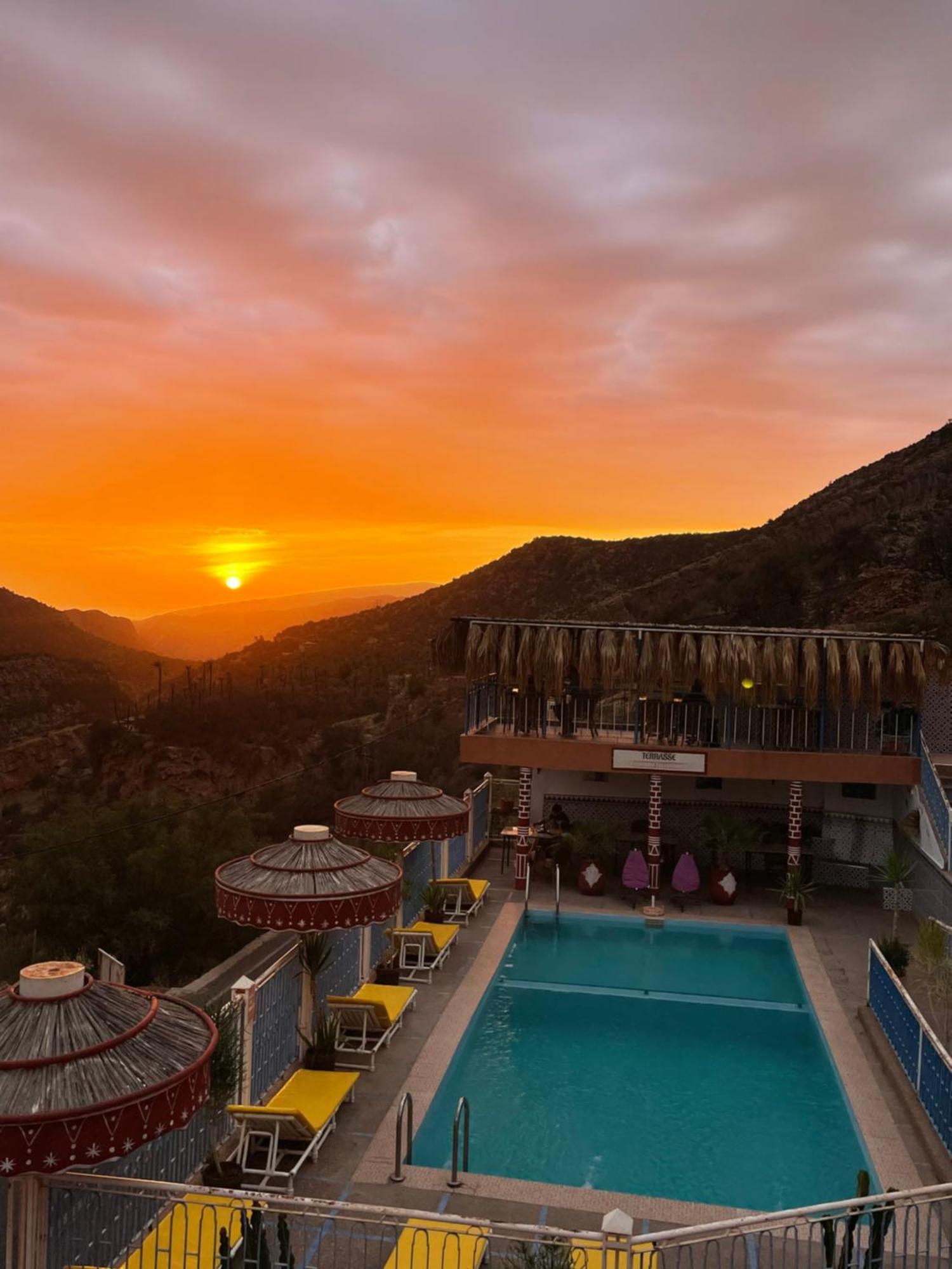 Auberge Les Montagnes Du Paradis Tagherat Anekrim Luaran gambar